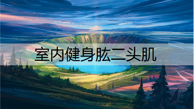 室内健身肱二头肌